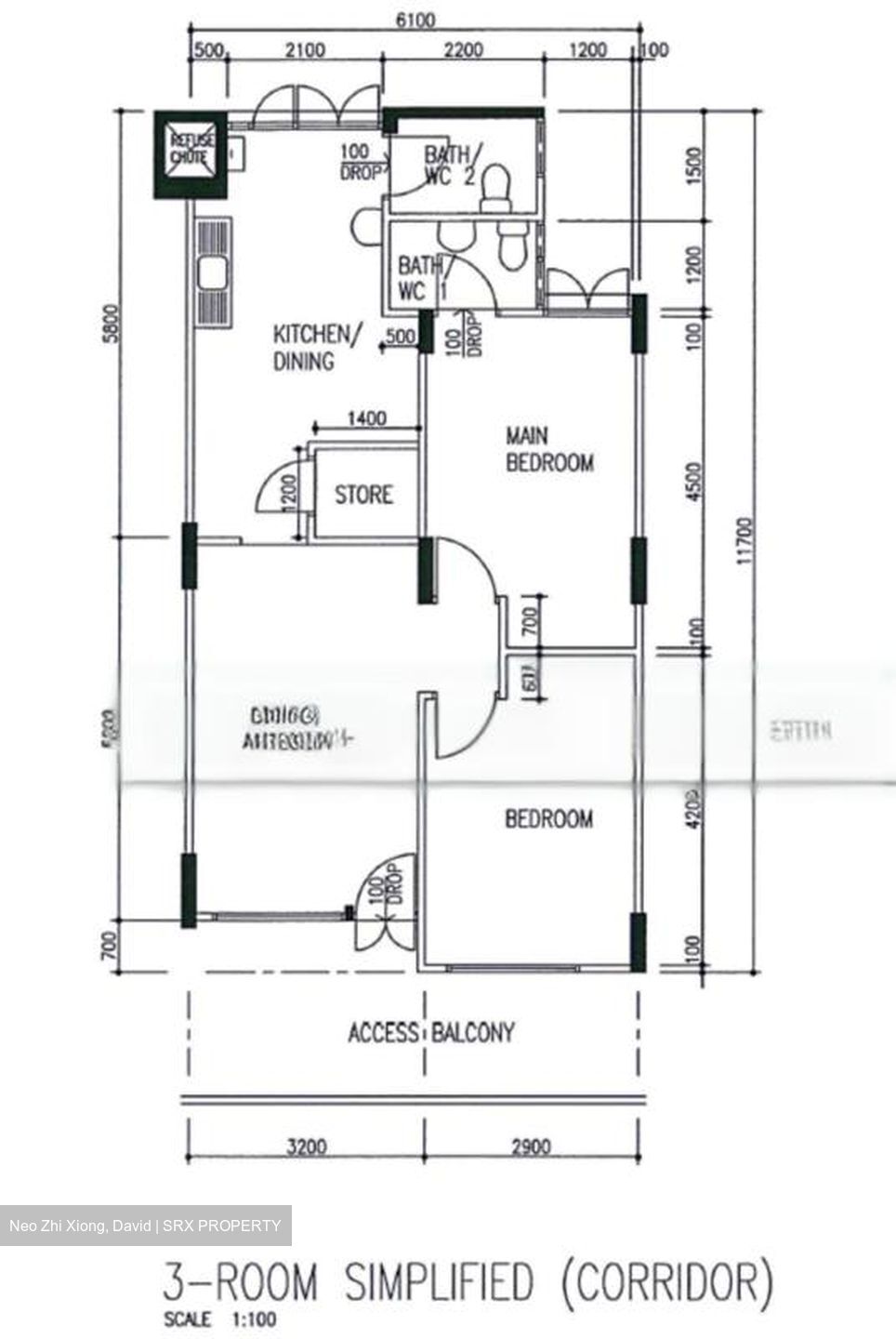 Blk 201 Serangoon Central (Serangoon), HDB 3 Rooms #550695701